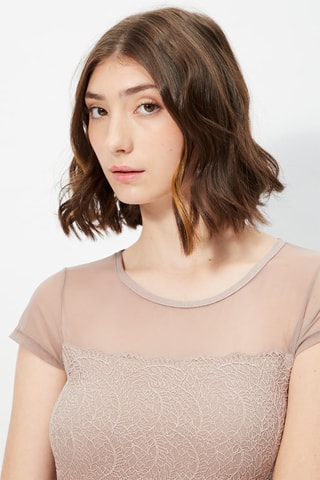 T-shirt - Beige - Beige