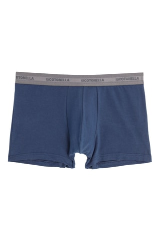2 Boxers - Nachtblauw - Blauw en grijs