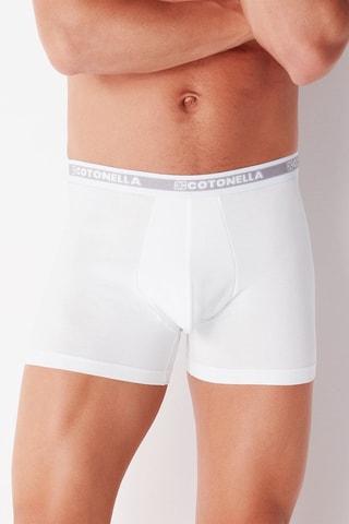 2 Boxers - Wit - Wit en grijs