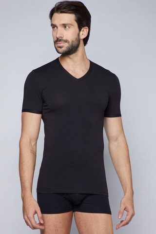 T-shirt - Zwart