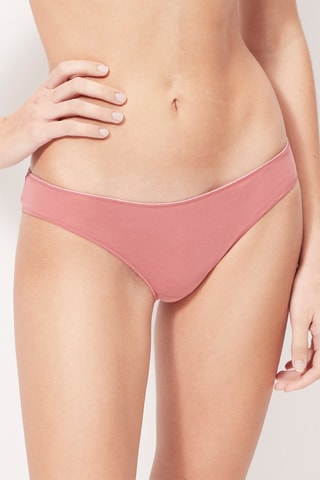2 Slips - Gemêleerd Grijs en Koraalrood - Zwart, oranje en roze