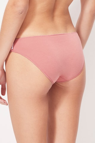 2 Slips - Gemêleerd Grijs en Koraalrood - Zwart, oranje en roze