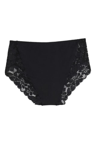Hipster Hoge Taille - Zwart