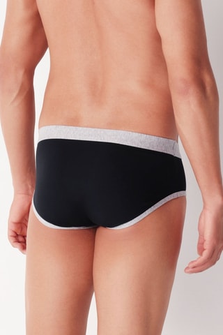 2 Slips - Zwart en Blauw - Zwart en blauw