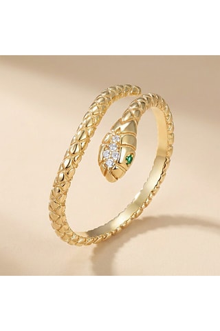 Ring - Groen en Wit