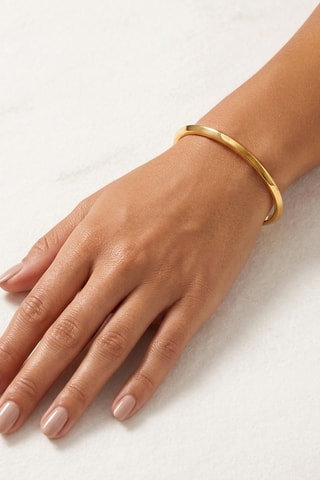 Open Armband - Doublé Geelgoud