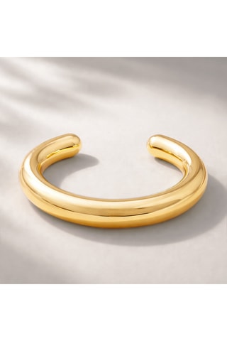 Open Armband - Doublé Geelgoud