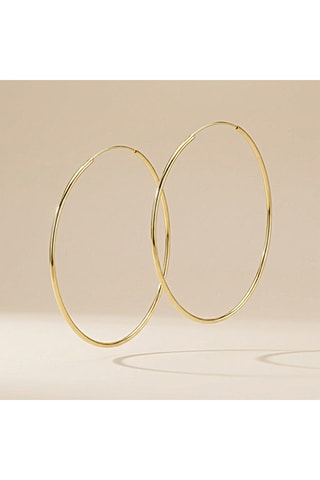 Oorbellen - Messing Goud