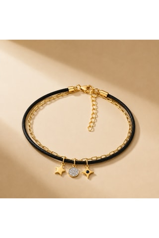 Bracelet - Noir et doré