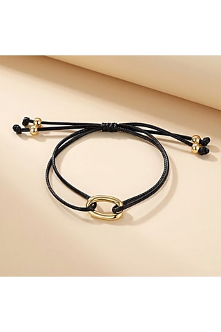 Armband - Zwart en Goudkleurig