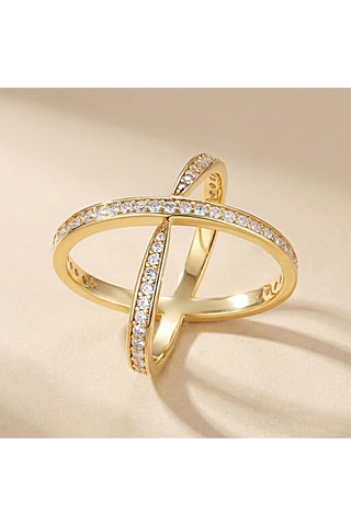 Ring - Goudkleurig en Wit