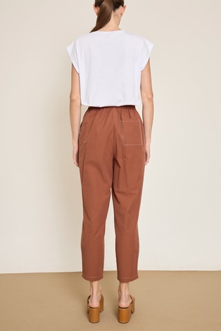 Pantaloni 7/8 - Marrone