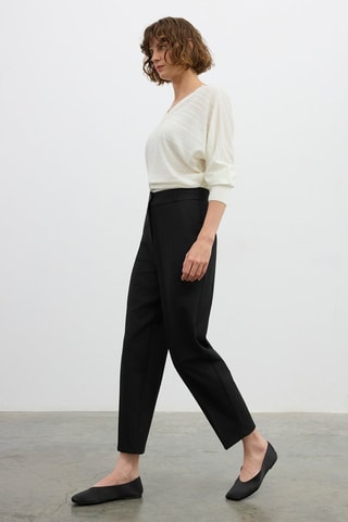 Pantaloni carrot  - Nero