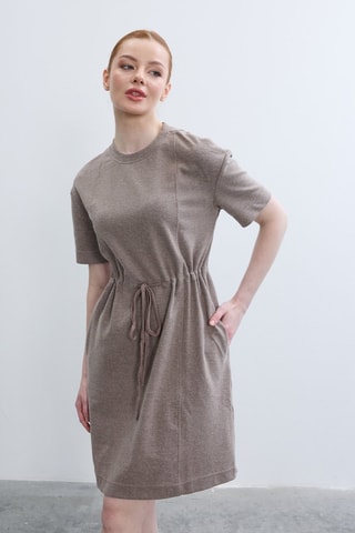 Abito a campana  - Taupe