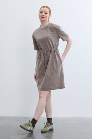Abito a campana  - Taupe