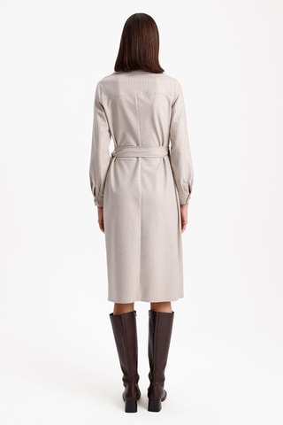 Abito a portafoglio  - Marrone e beige