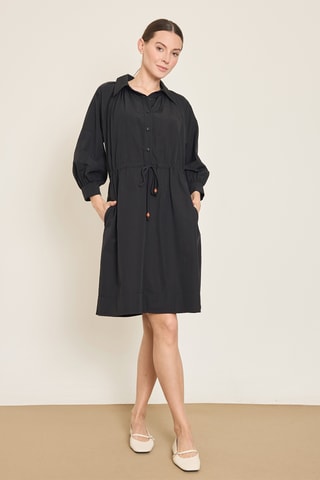 Abito a camicia - Nero
