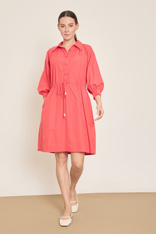 Abito a camicia - Corallo