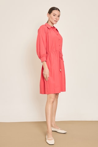 Abito a camicia - Corallo