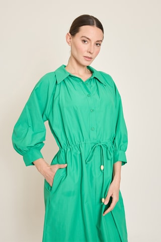Abito a camicia - Verde