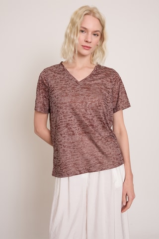 T-shirt - Marrone scuro