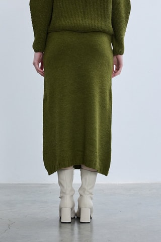 Gonna midi  - Verde