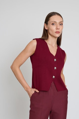 Gilet  - Rosso