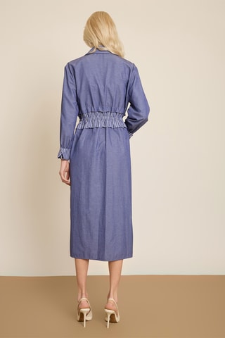Abito a camicia - Blu