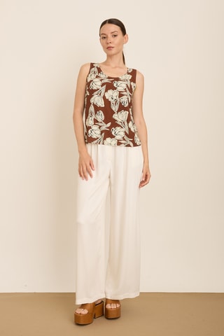 Top - Marrone scuro
