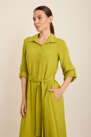 Abito a camicia - Verde chiaro