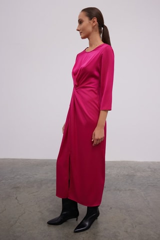 Abito lungo  - Fucsia