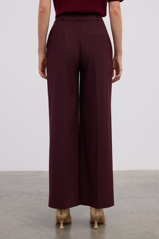 Pantaloni straight  - Rosso