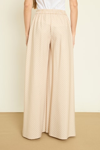 Pantaloni wide legs - Beige
