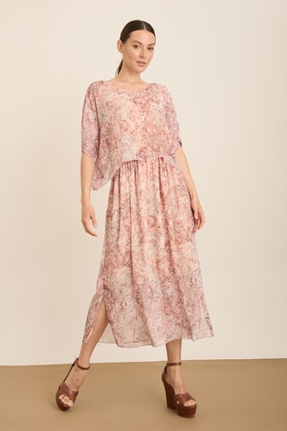 Abito midi - Rosa chiaro