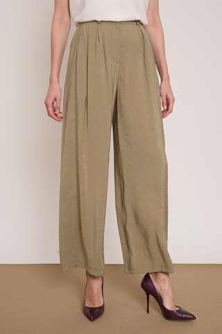 Pantaloni wide legs - Taupe