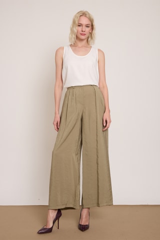 Pantaloni wide legs - Taupe