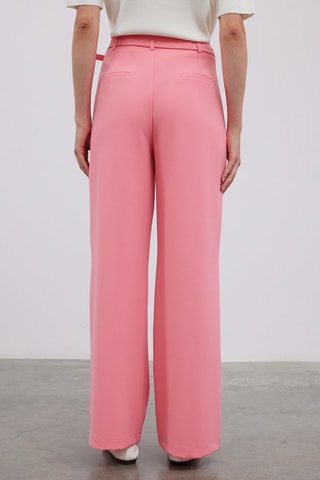 Pantaloni wide legs  - Rosa