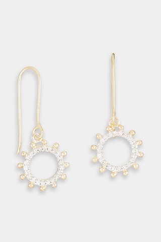Oorbellen  Geelgoud en Diamanten