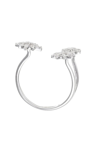 Ring Bouquet Glacé - Witgoud en Diamanten