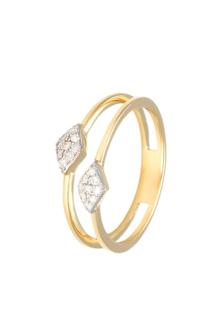 Ring Tehanie - Geelgoud en Diamanten