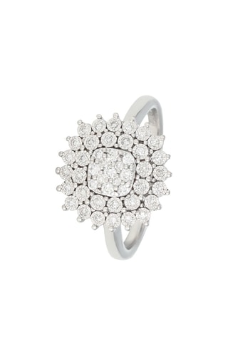 Bague Nisy - Or blanc et diamants