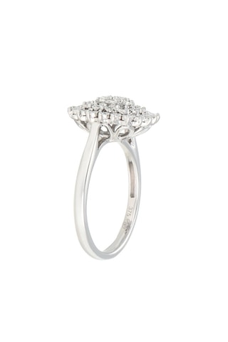 Bague Nisy - Or blanc et diamants