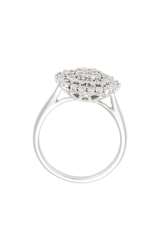 Bague Nisy - Or blanc et diamants