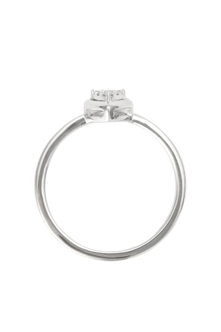Bague Trésor Éternel - Or blanc et diamants