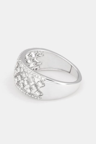 Ring The Crown Witgoud en Diamanten
