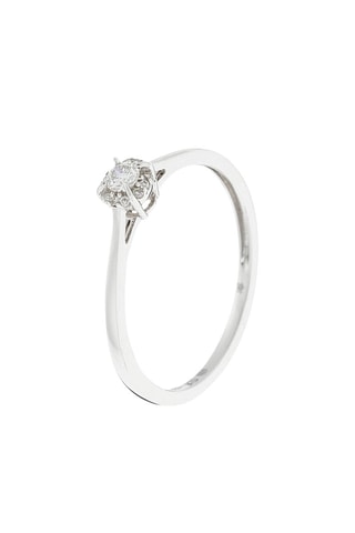 Ring Amoureuse - Witgoud en Diamanten