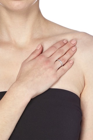 Ring Princière Witgoud en Diamanten