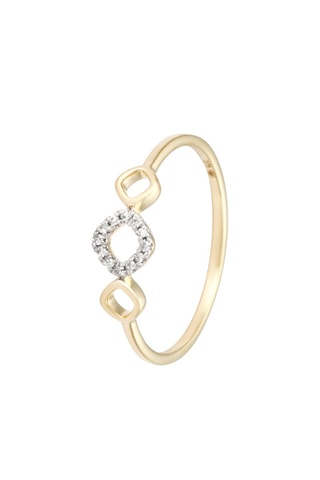 Ring Partage Précieux - Geelgoud en Diamanten