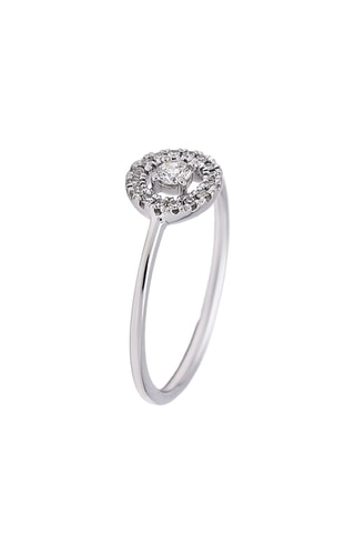 Ring Espace Infini - Witgoud en Diamanten