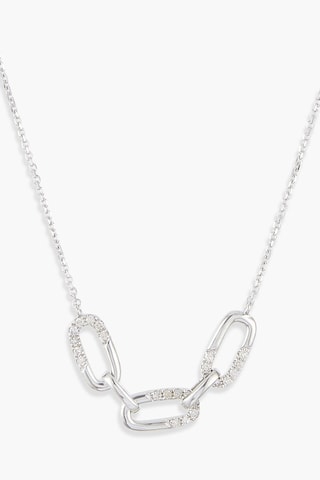 Ketting Witgoud en Diamanten
